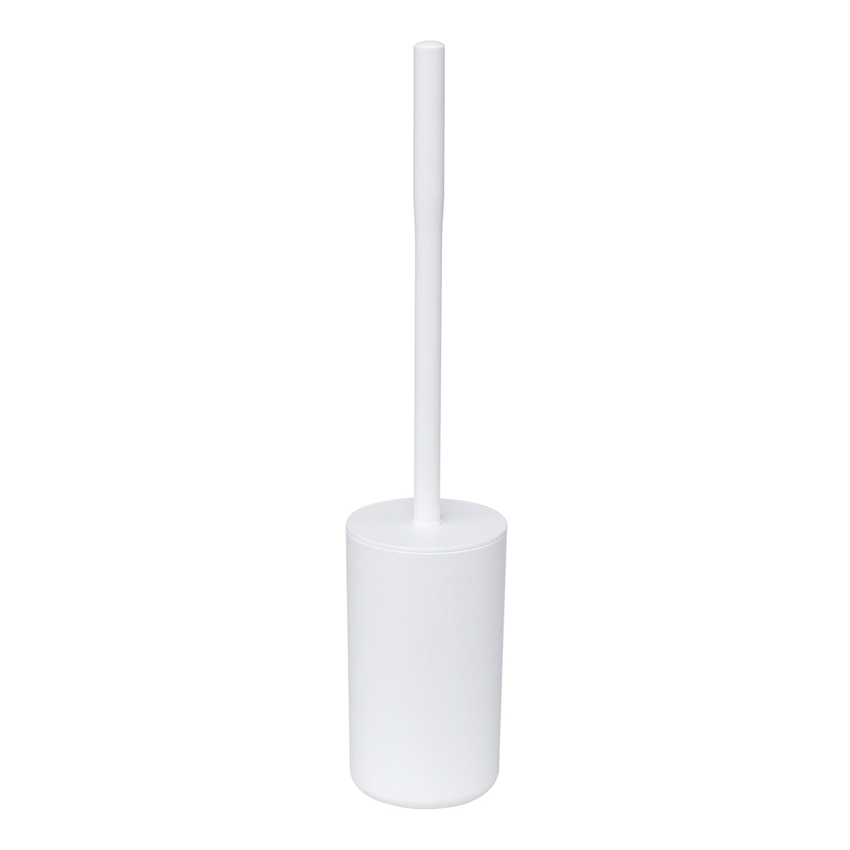 Mainstays Basics Plastic Toilet Brush and Holder Set, White